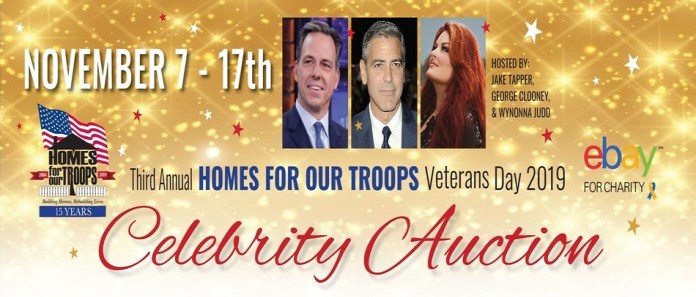 Homes For Our Troops Celebrity Auction