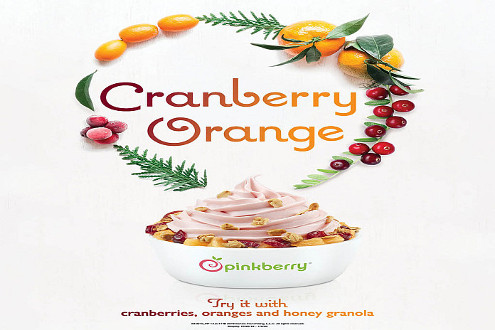 Pinkberry Cranberry Orange Flavor