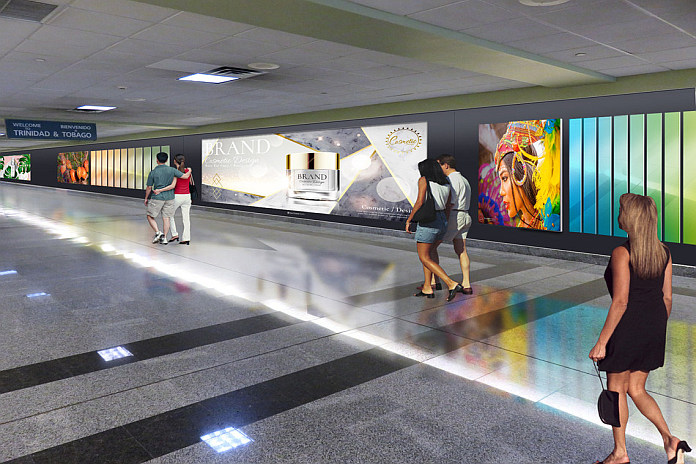 Clear Channel Airports new digital signage