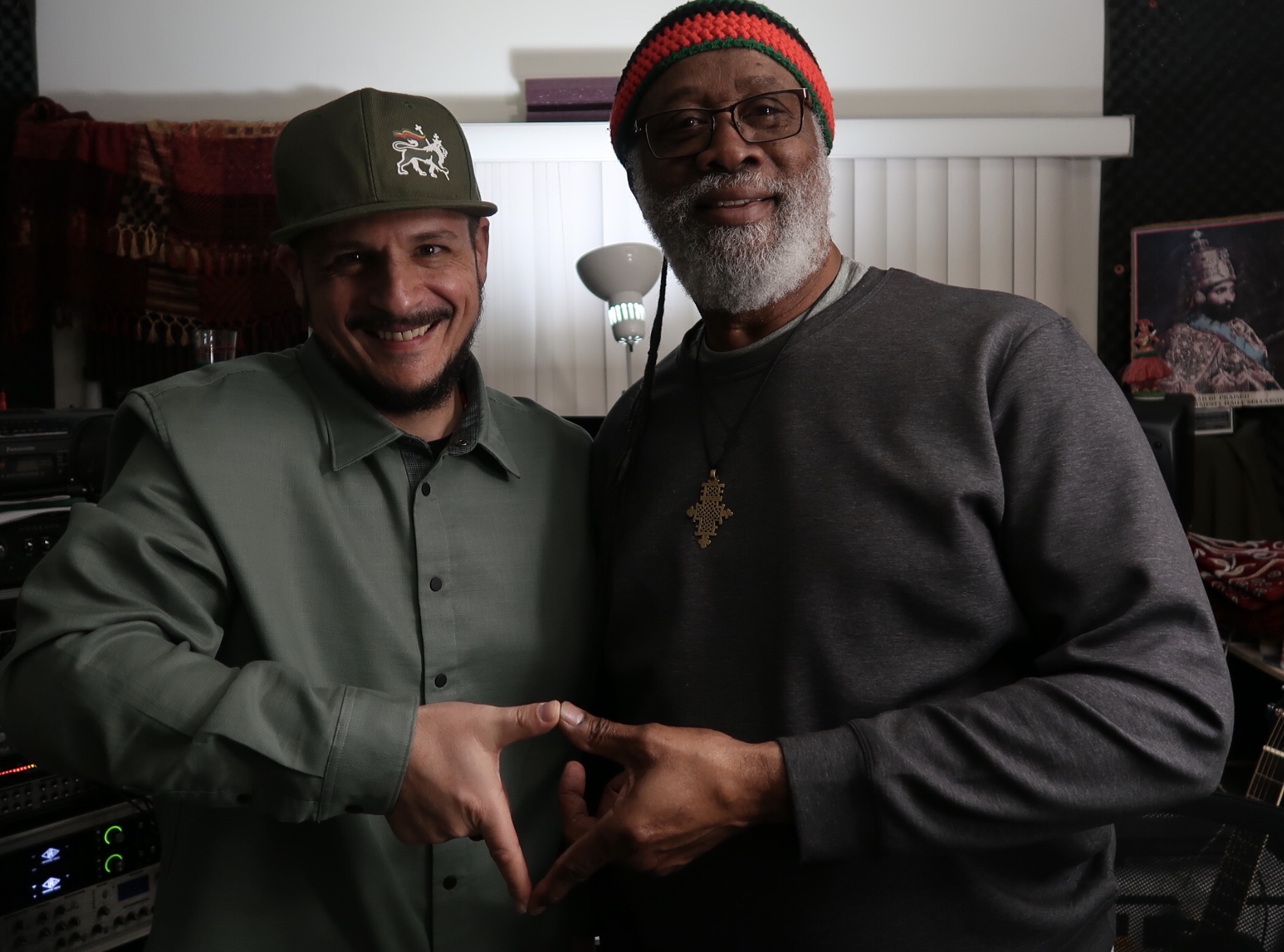 Santa Davis with writer Stephen Cooper in Los Angeles (photo courtesy of Stephen A. Cooper)