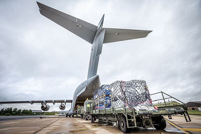 RAF flights take UK aid-funded supplies to Africa to tackle coronavirus
