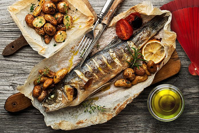 Lemon Roasted Trout