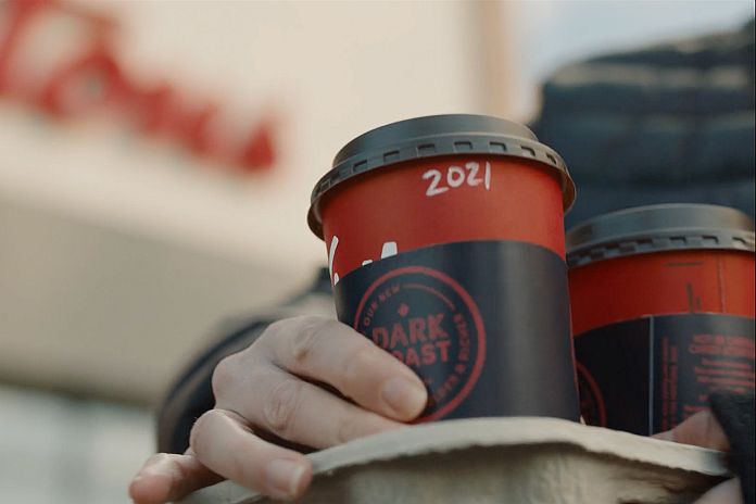 Tim Hortons-Tim Hortons launches new bolder- richer Dark Roast b