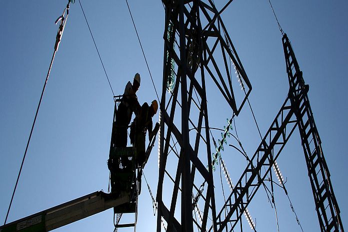 Power line construction