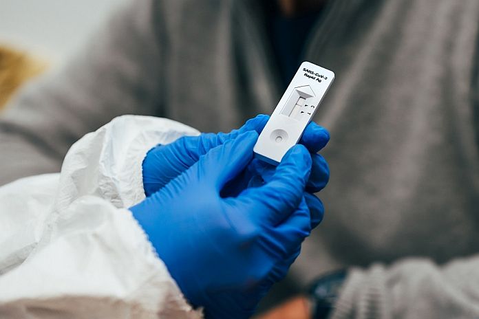 Negative results of a Rapid Antigen Test for SARS Covid-19.