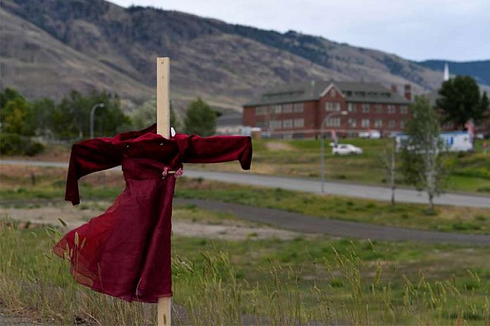 child's red dress