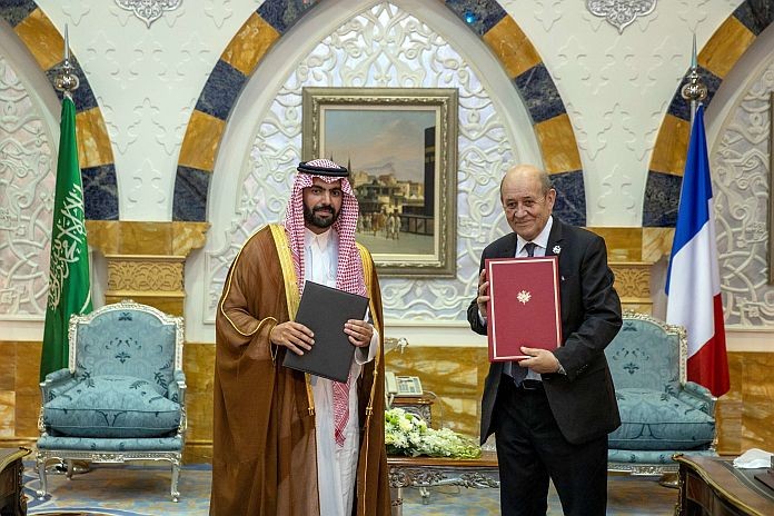 al saud_ le drian