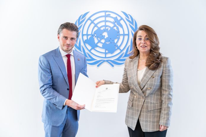 UNODC Executive Director Ghada Fathi Waly in Vienna