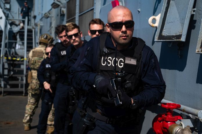 U.S. Coast Guard and Brazilian navy conduct international training
