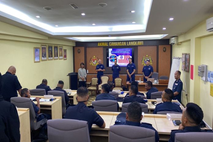 U.S. Coast Guard MSST LA/LB participates in subject matter expert exchange with AKMAL