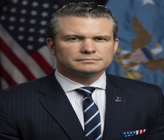 29th Secretary of Defense Pete Hegseth Official Portrait