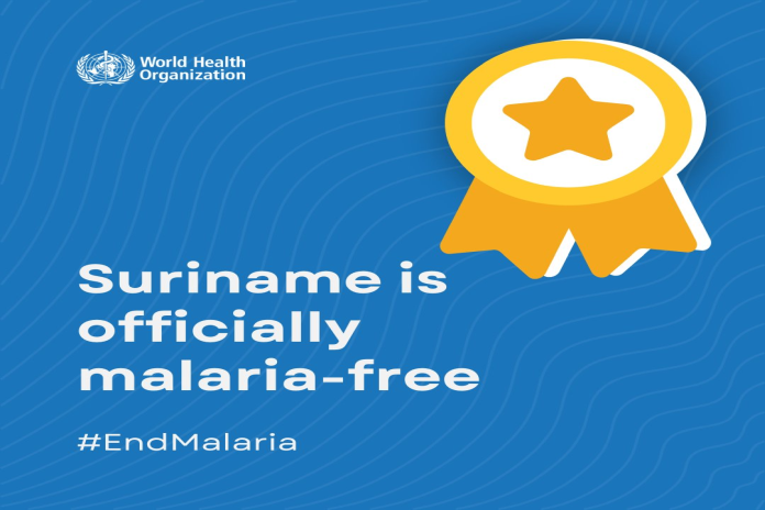 suriname_malaria-free
