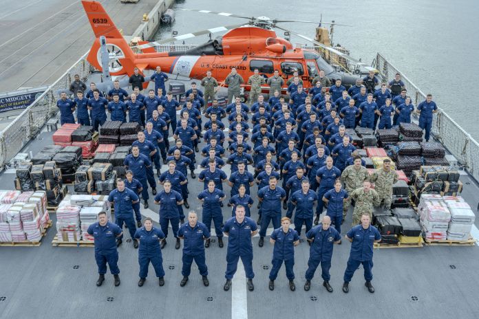 Coast Guard offloads approximately 21,126 pounds of cocaine from Eastern Pacific interdictions in San Diego